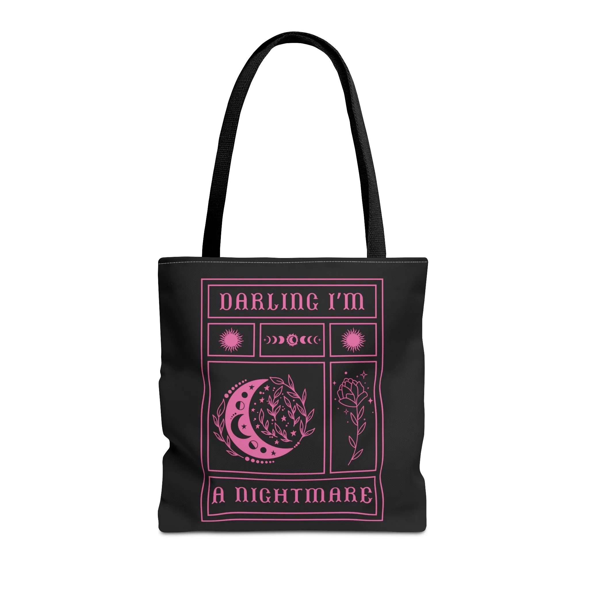 Darling I'm a Nightmare Tote Bag sold by Rose Blush Studio product image thumbnail 2