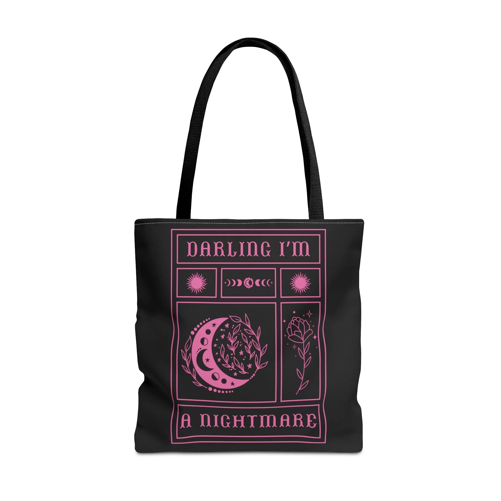 Darling I'm a Nightmare Tote Bag sold by Rose Blush Studio product image thumbnail 3