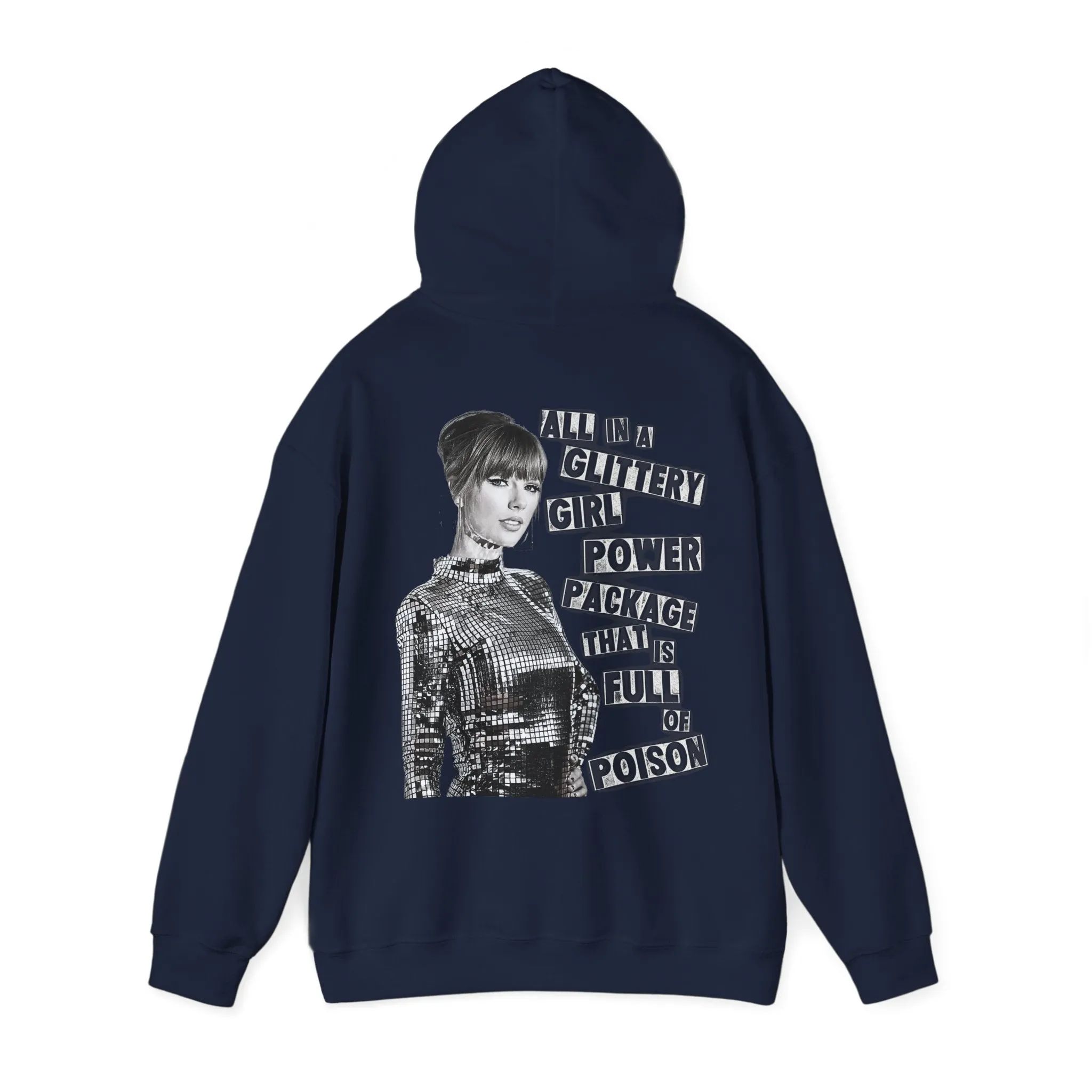 Glittery Girl Power Hoodie sold by Rose Blush Studio product image thumbnail 2