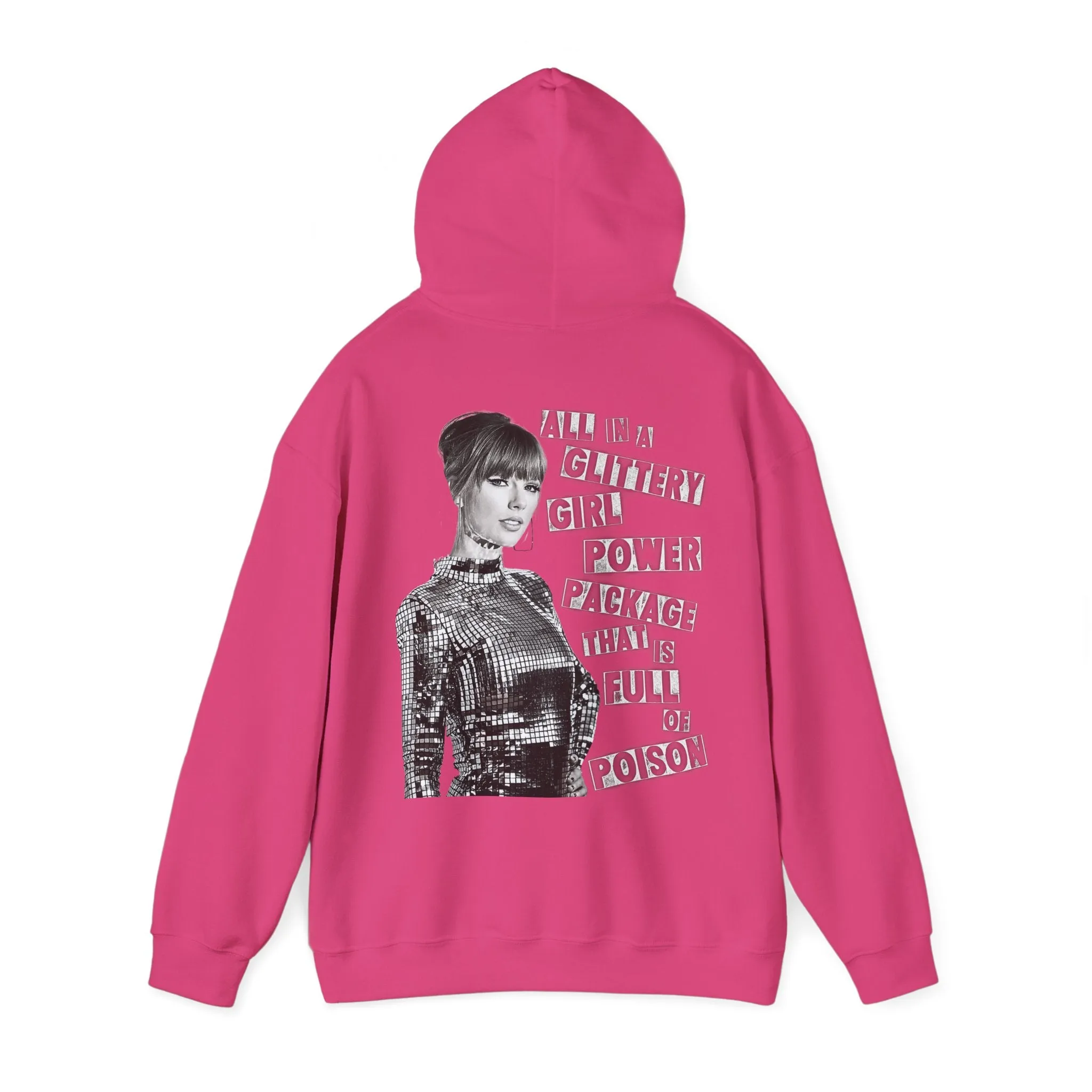 Glittery Girl Power Hoodie sold by Rose Blush Studio product image thumbnail 4
