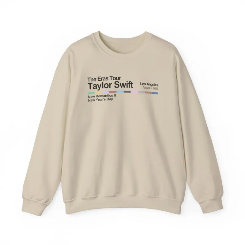 Los Angeles Night 6 Crewneck Sweatshirt sold by Rose Blush Studio