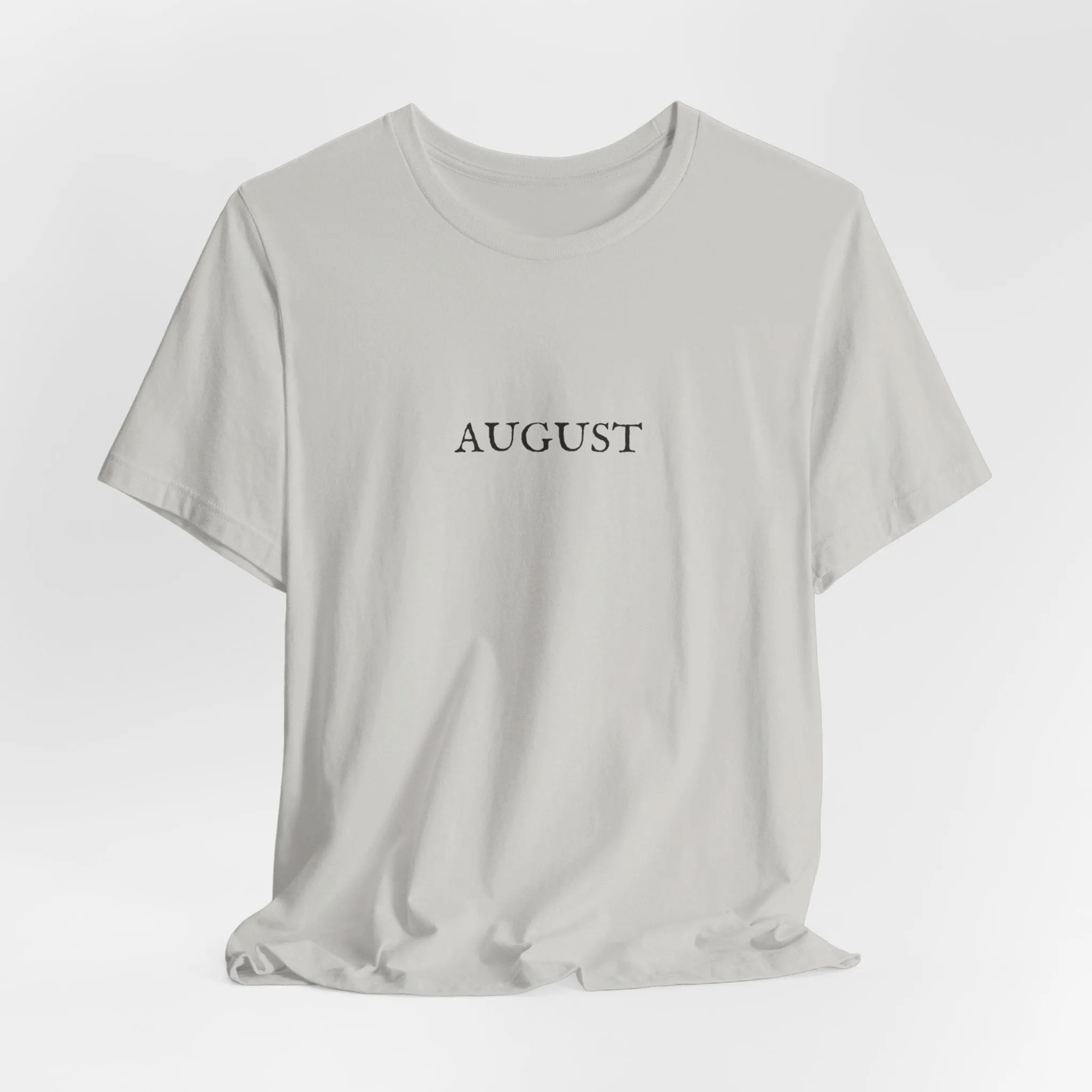 August Lyrics Tshirt sold by Rose Blush Studio