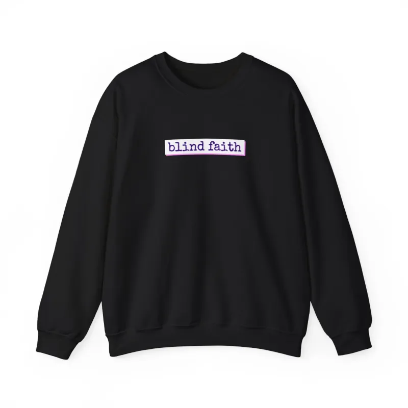 Blind Faith Crewneck Sweatshirt sold by Rose Blush Studio