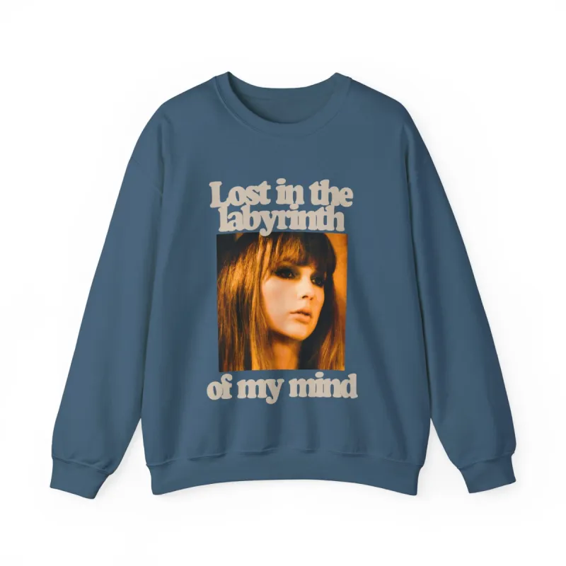 Lost in the Labyrinth Crewneck Sweatshirt sold by Rose Blush Studio