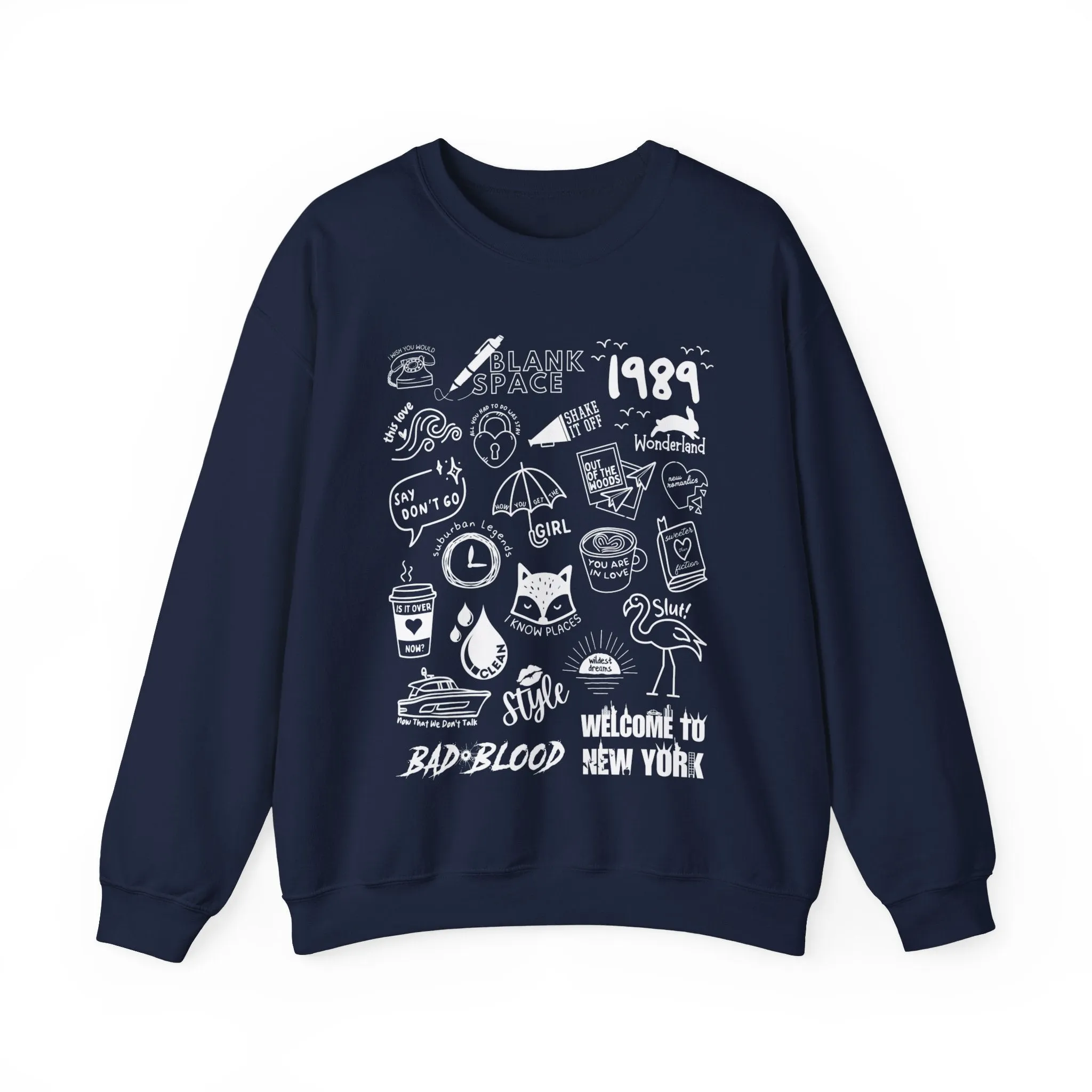 1989 Collage Crewneck Sweatshirt sold by Rose Blush Studio product image thumbnail 4