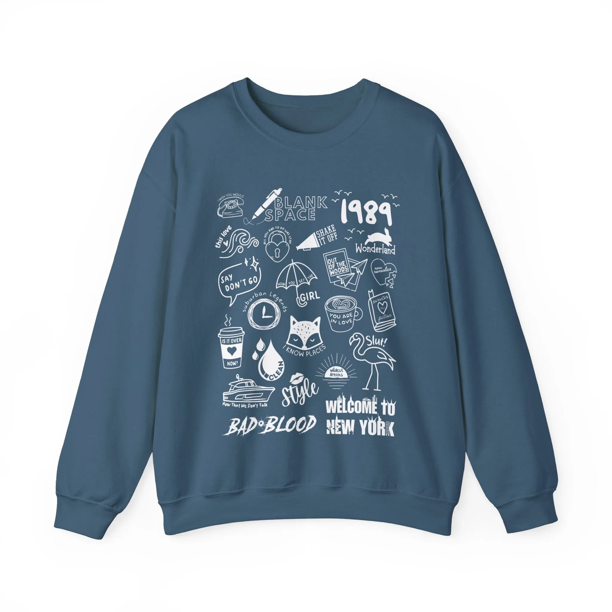1989 Collage Crewneck Sweatshirt sold by Rose Blush Studio