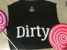 Signature Crop Top (Black/White) sold by Dirty Candy Sportswear