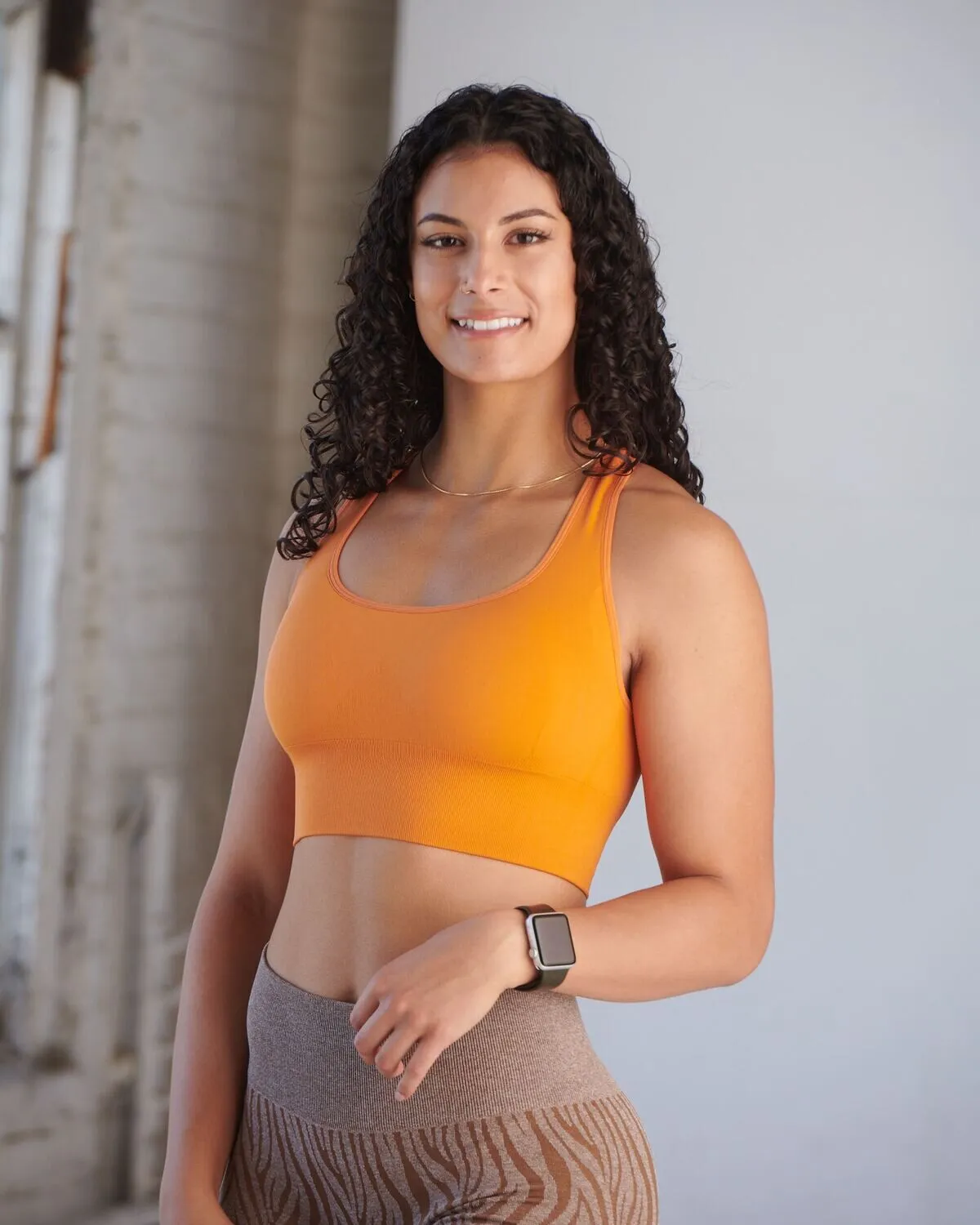 Seamlessly Sexy Sports Bra (Pumpkin Pie) sold by Dirty Candy Sportswear product image thumbnail 3