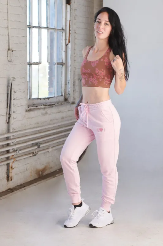 Cozy Performance Joggers (Pink Frosting) sold by Dirty Candy Sportswear