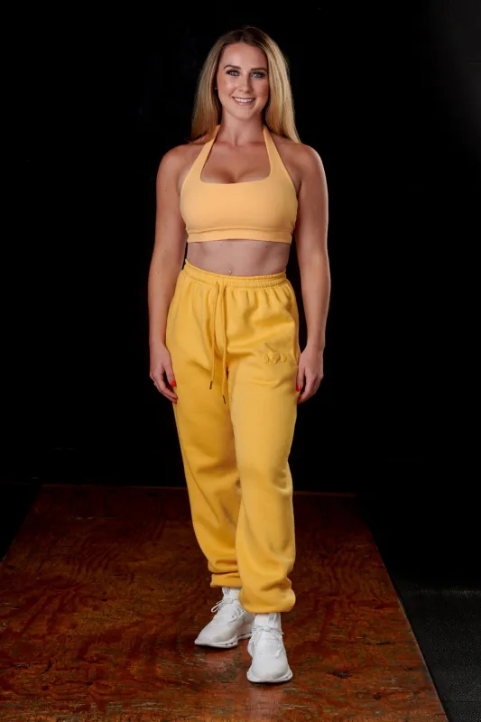 "HIS" Sweatpants (Butterscotch) made by Dirty Candy Sportswear