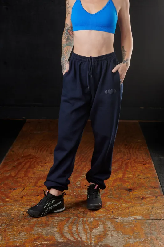 "HIS" Sweatpants (Blueberry Topping) sold by Dirty Candy Sportswear