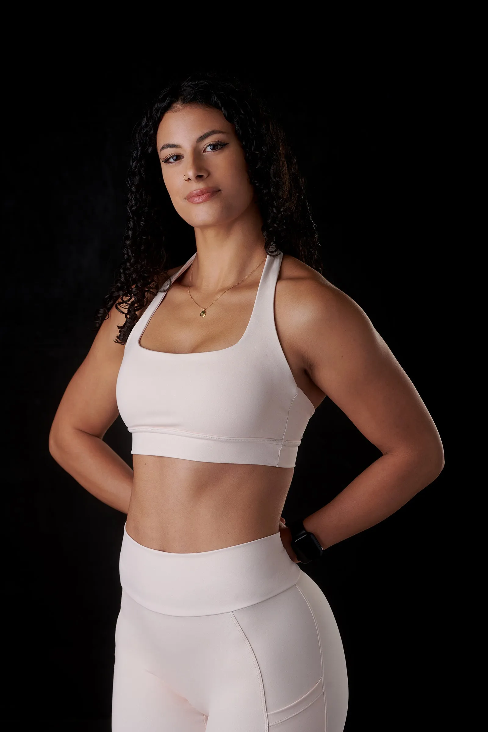 "Allure" Sports Bra (Buttercream) sold by Dirty Candy Sportswear product image thumbnail 2