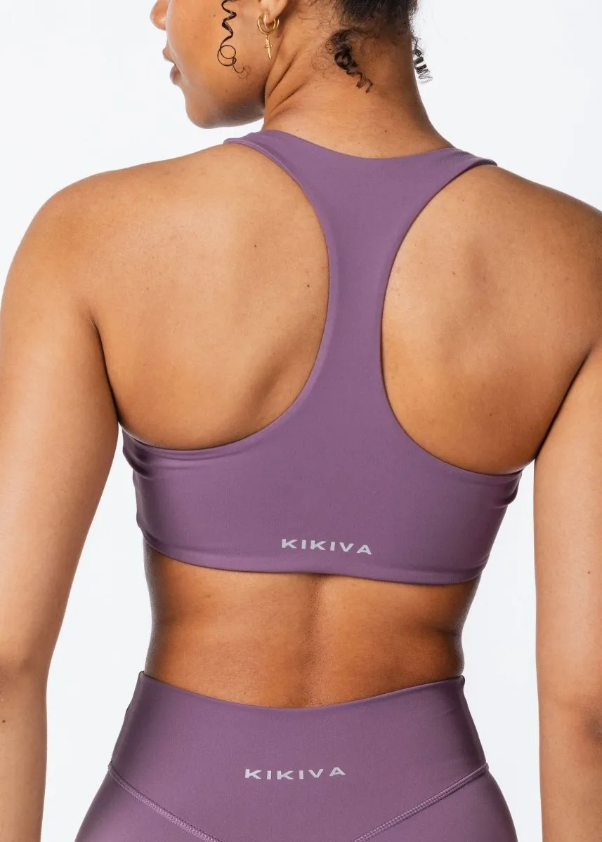 CoreActive 'Sienna' Crop - Dark Purple sold by Kikiva product image thumbnail 5