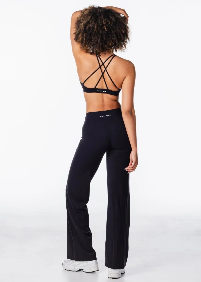 'Flow' Flares - Black sold by Kikiva product image thumbnail 4