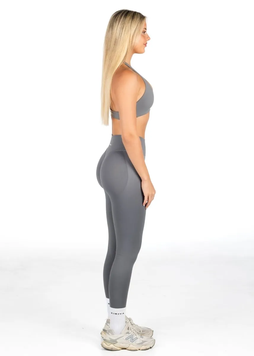 HIGH Dynamic Seamless Leggings - Charcoal sold by Kikiva product image thumbnail 3