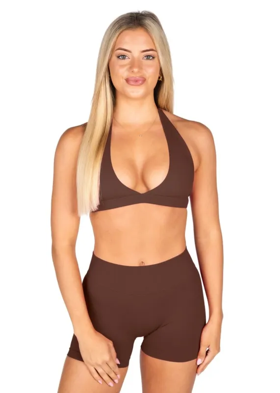 Dynamic Contour Crop - Mocha Brown sold by Kikiva