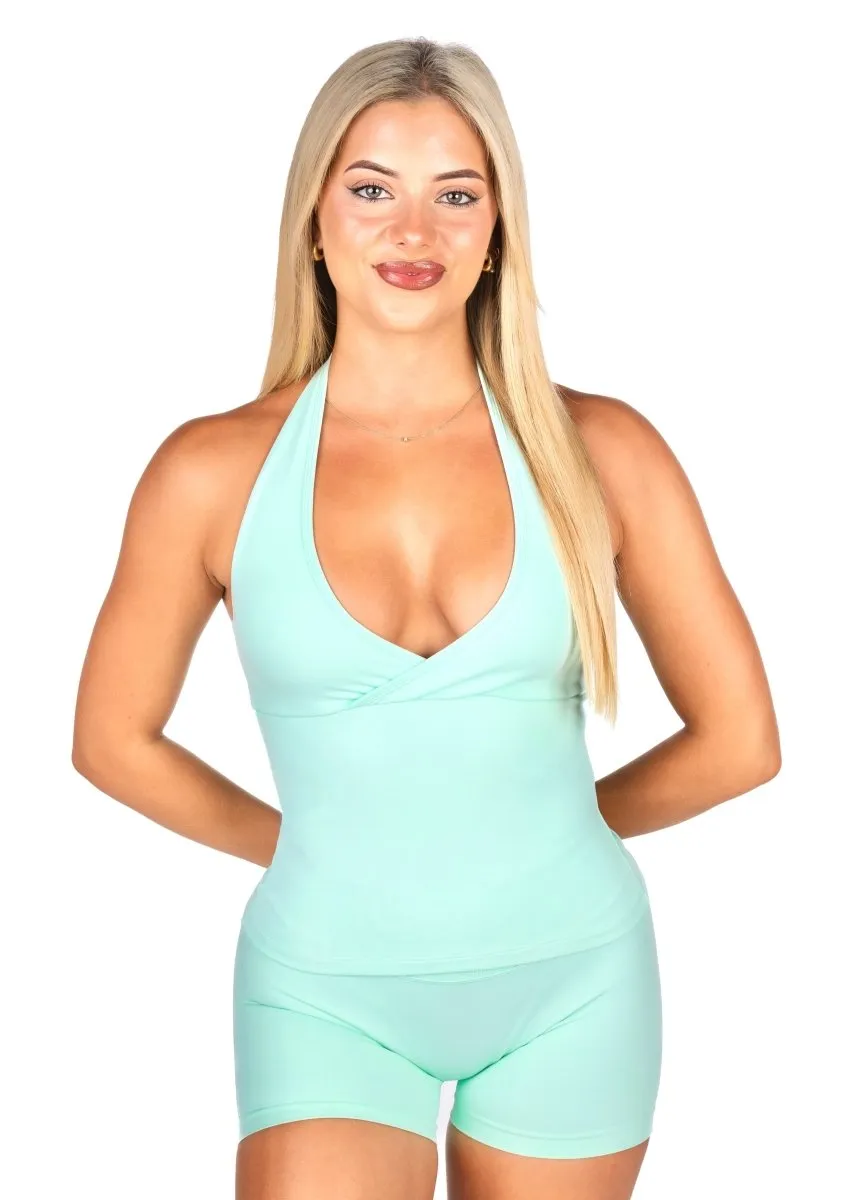 Dynamic Halter Seamless Singlet - Icey Sea sold by Kikiva product image thumbnail 3