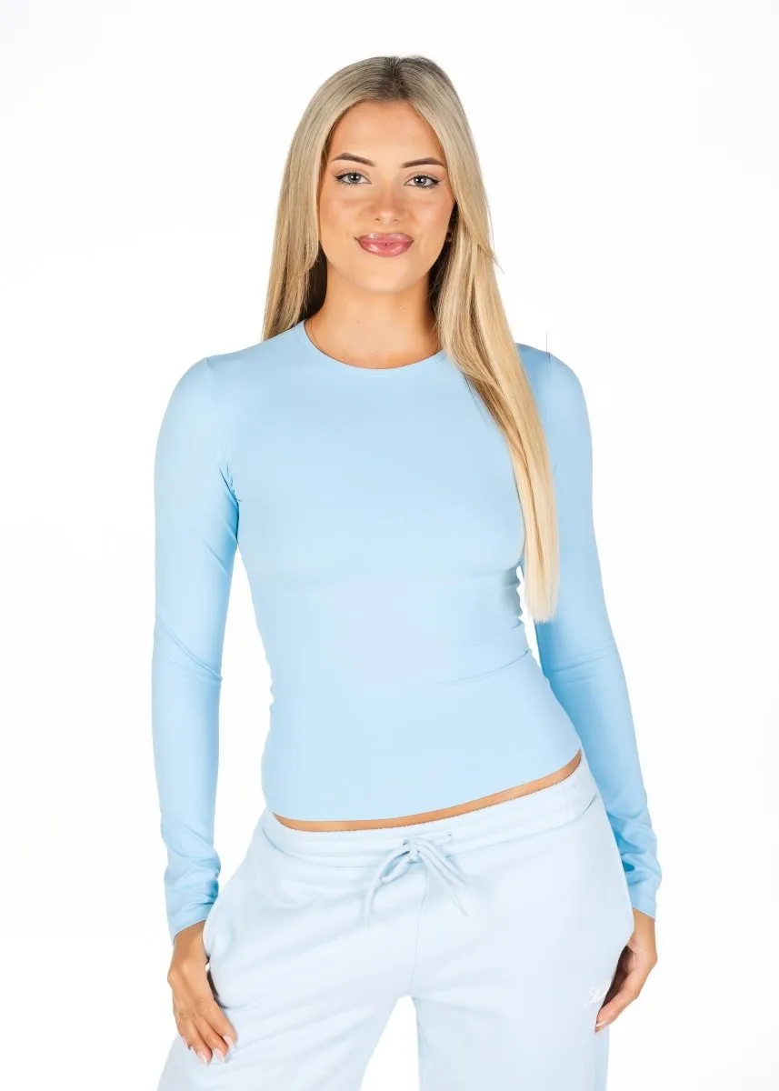 Kikiva Basic Tee Long Sleeve - Light Blue sold by Kikiva product image thumbnail 4