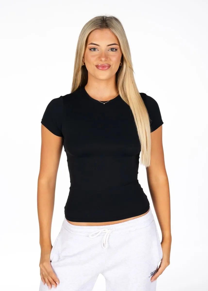 Kikiva Basic Tee - Black sold by Kikiva product image thumbnail 4