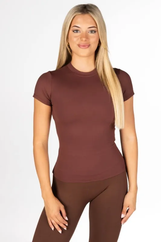 Kikiva Everyday Tee -  Chocolate sold by Kikiva