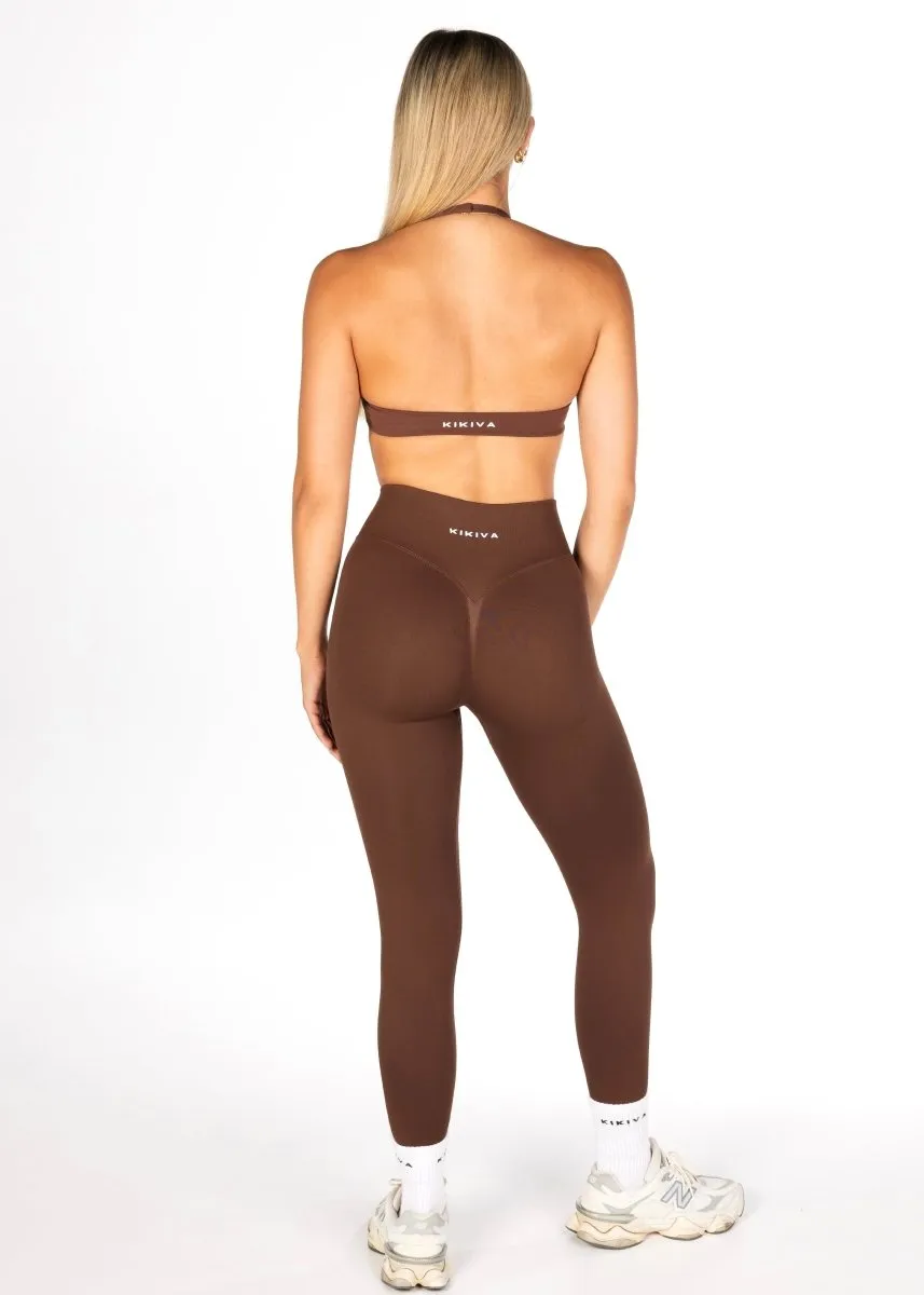 HIGH Dynamic Seamless Leggings - Mocha Brown sold by Kikiva product image thumbnail 5