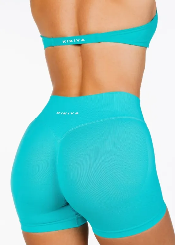 LOW Dynamic Seamless Short - Turquoise sold by Kikiva