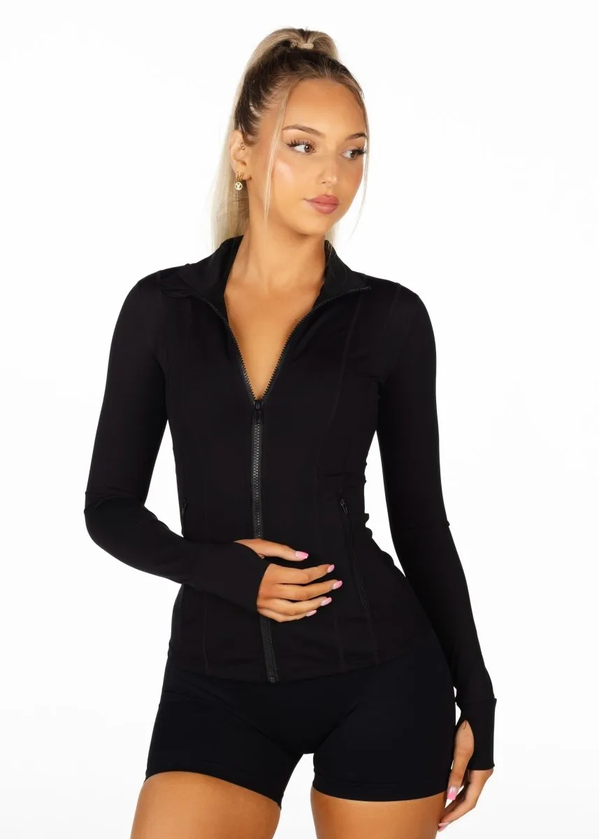 Black Structured 'Mom' Jacket sold by Kikiva product image thumbnail 2