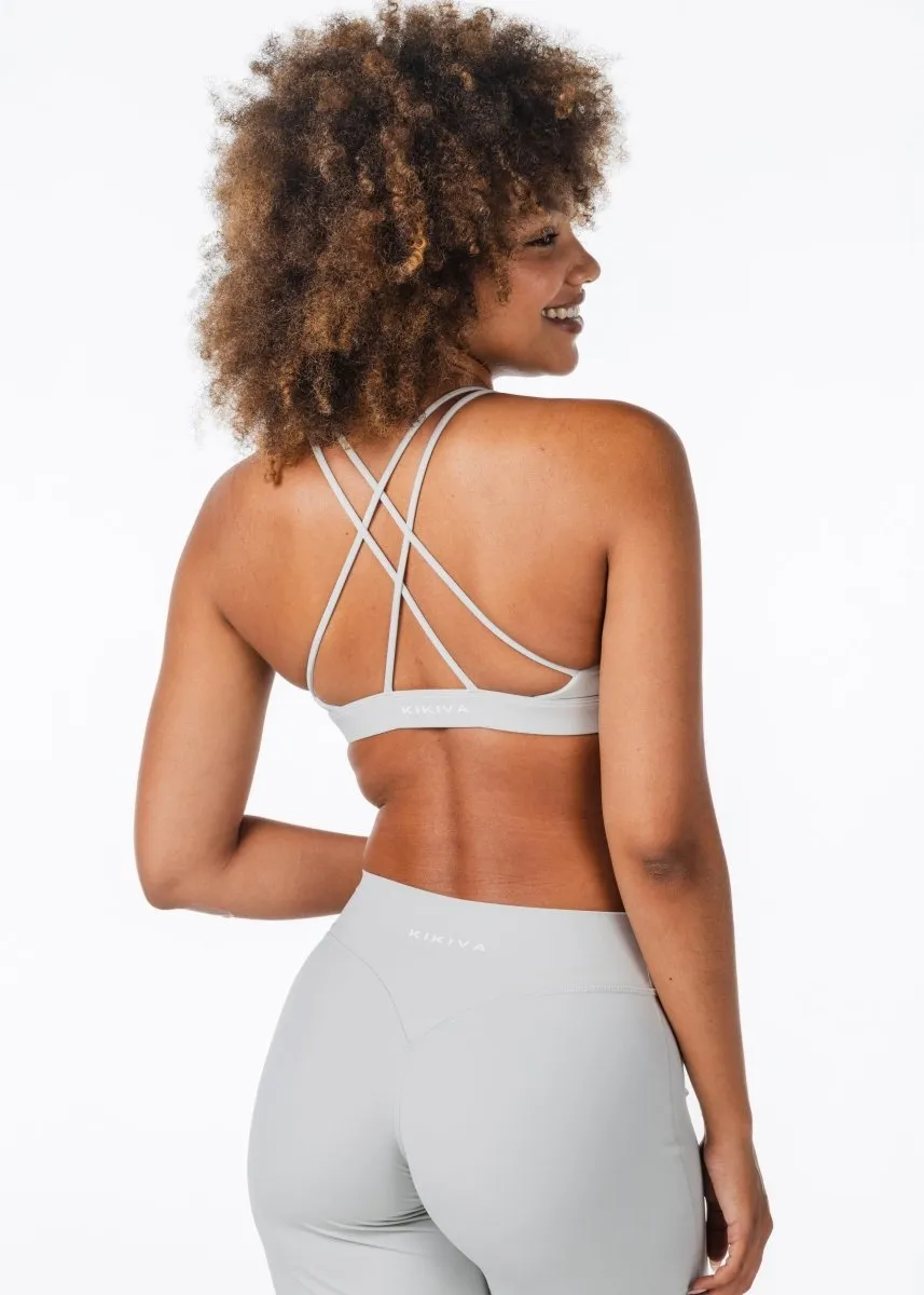 'Serenity' Crop - Light Grey sold by Kikiva product image thumbnail 2