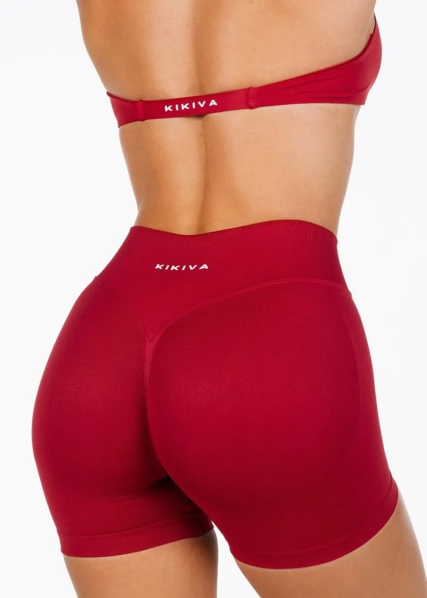 LOW Dynamic Seamless Short - Royal Red sold by Kikiva
