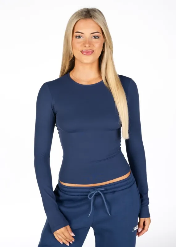 Kikiva Basic Tee Long Sleeve - Navy made by Kikiva