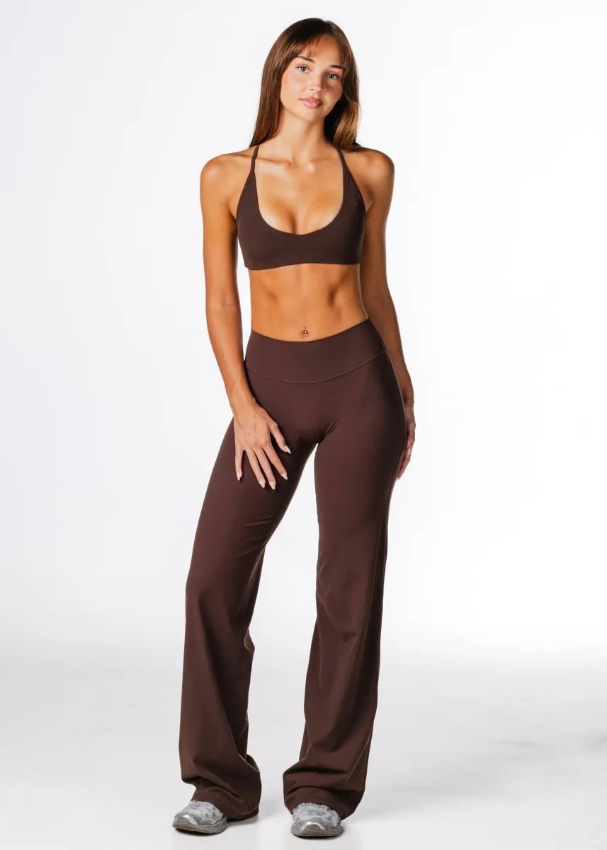 TALL 'Flow' Flares - Dark Choc sold by Kikiva product image thumbnail 3