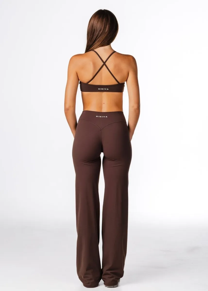 TALL 'Flow' Flares - Dark Choc sold by Kikiva product image thumbnail 5