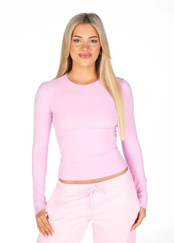 Kikiva Basic Tee Long Sleeve - Light Pink made by Kikiva