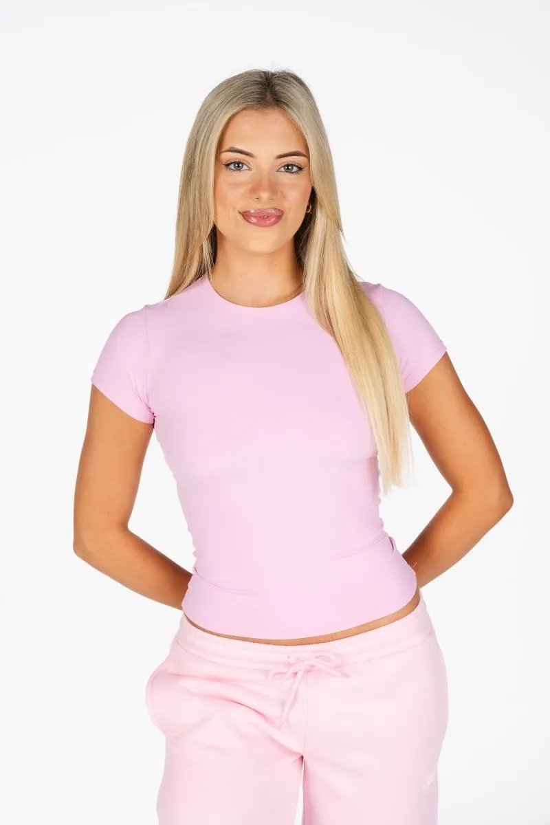 Kikiva Basic Tee - Light Pink sold by Kikiva product image thumbnail 5