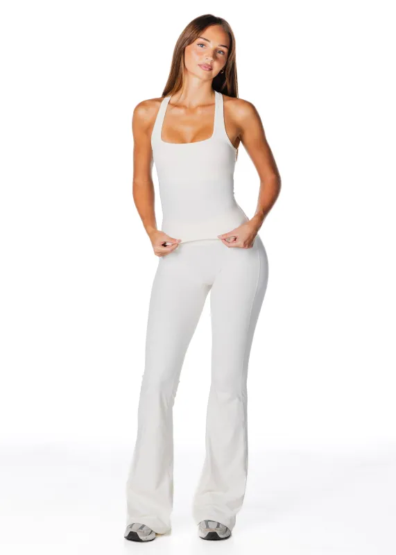TALL Capsule Flares - Cream made by Kikiva