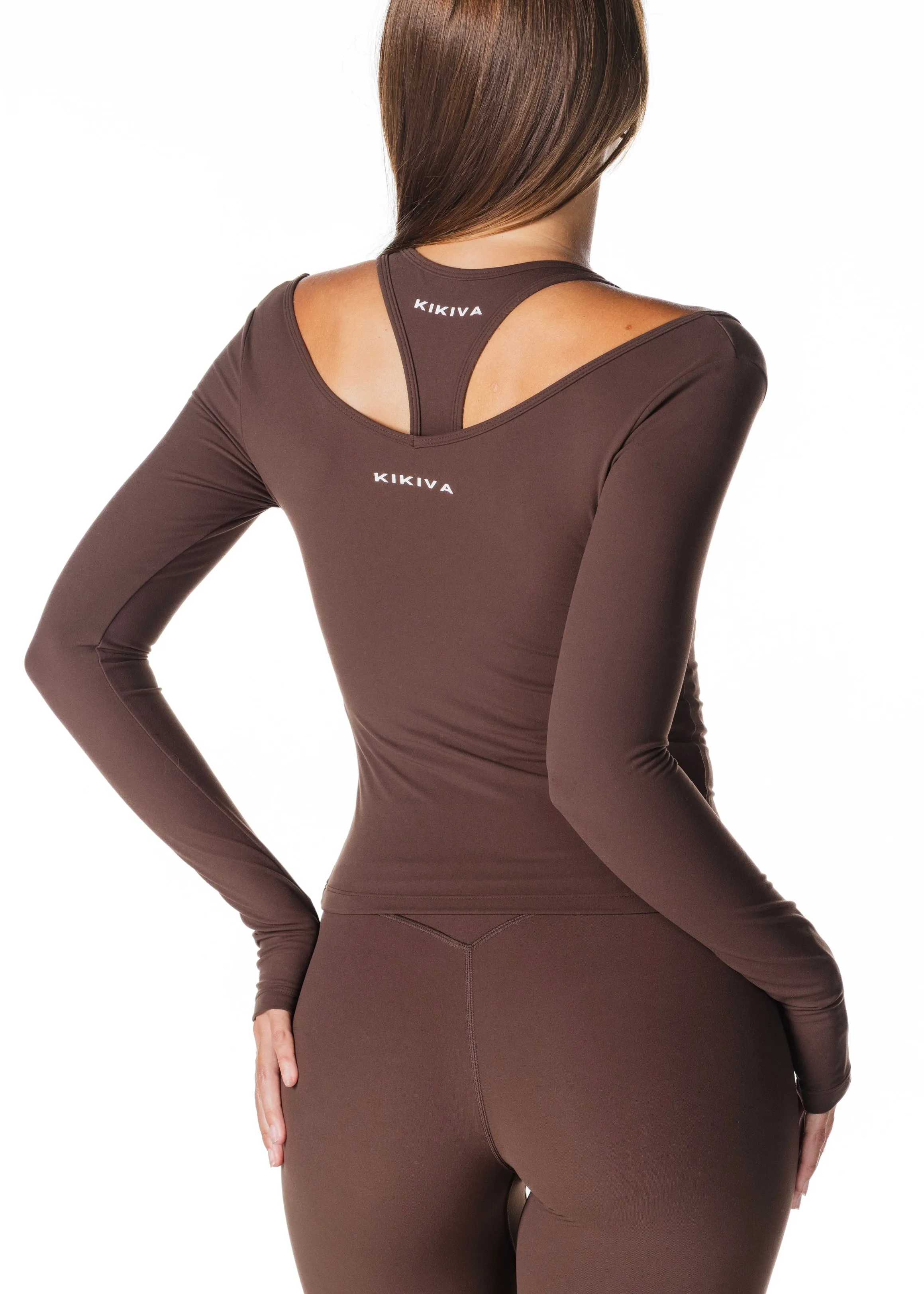 Sienna Long Sleeve - Dark Choc sold by Kikiva product image thumbnail 3