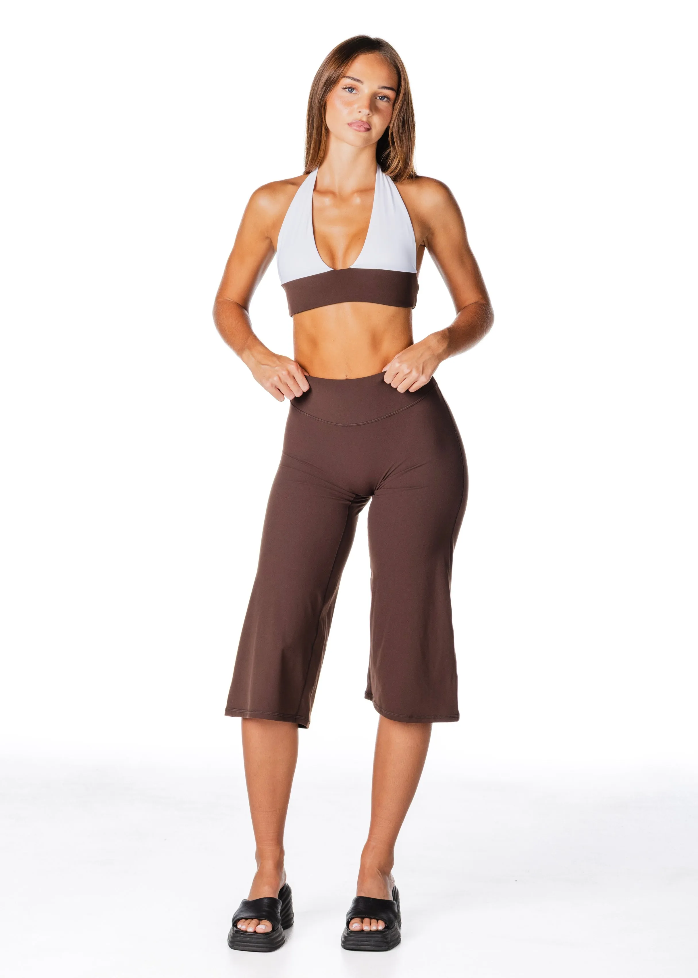 Flow Capris - Dark Choc sold by Kikiva product image thumbnail 4