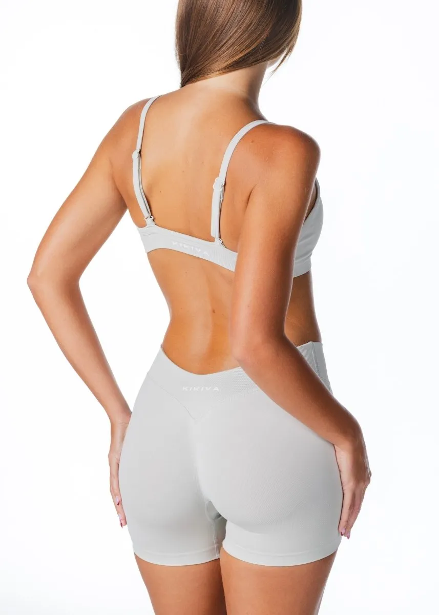 Dynamic 'Kayla' Crop - Ash Grey sold by Kikiva product image thumbnail 4