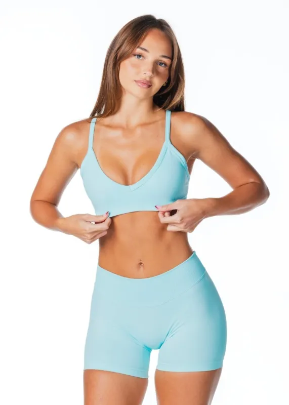 Dynamic 'Kayla' Crop - Ocean Blue made by Kikiva