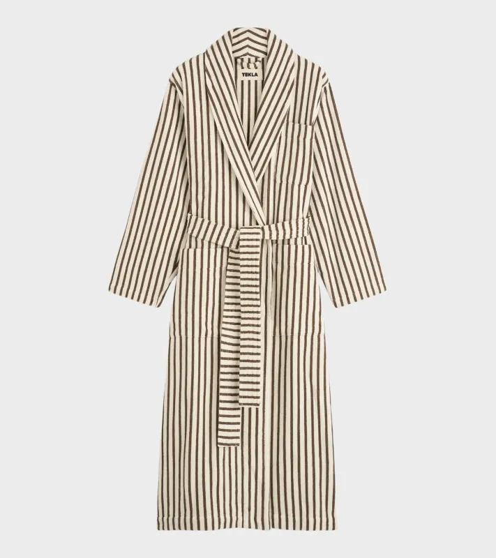 Classic Bathrobe Kodiak Stripes made by Dr. Adams