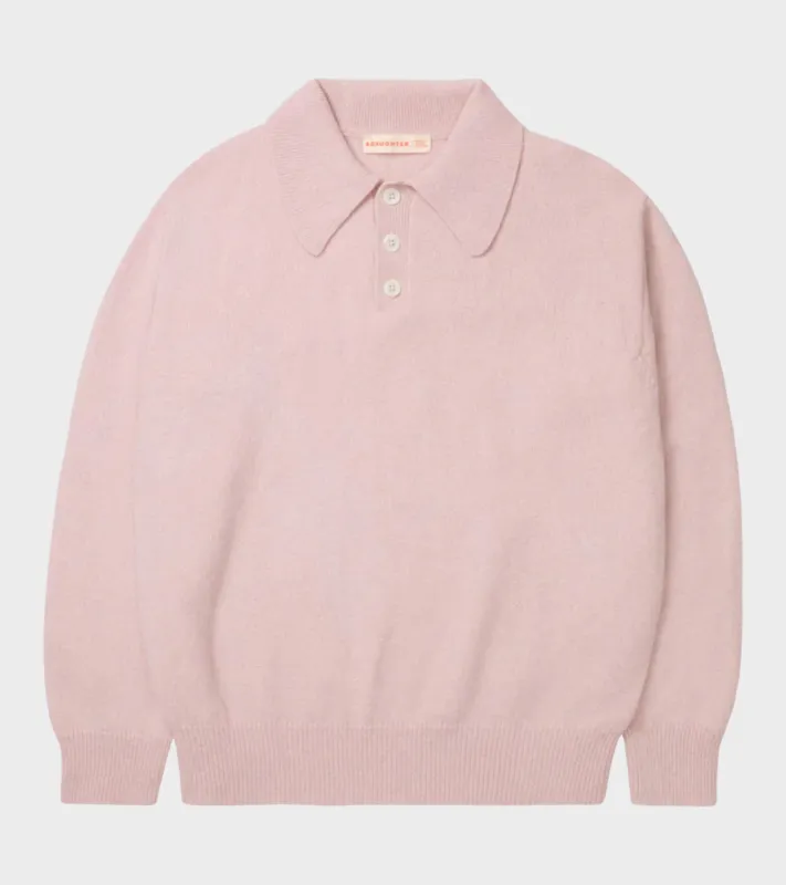 Edith Polo Shirt Pale Pink made by &Daughter