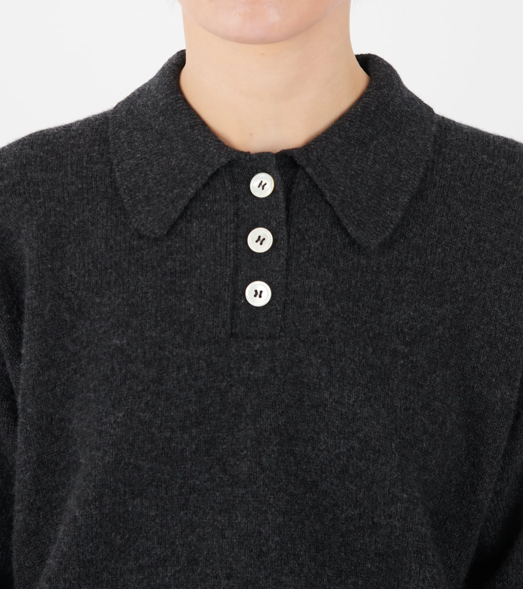 Edie Polo Shirt Charcoal Grey sold by Dr. Adams product image thumbnail 4