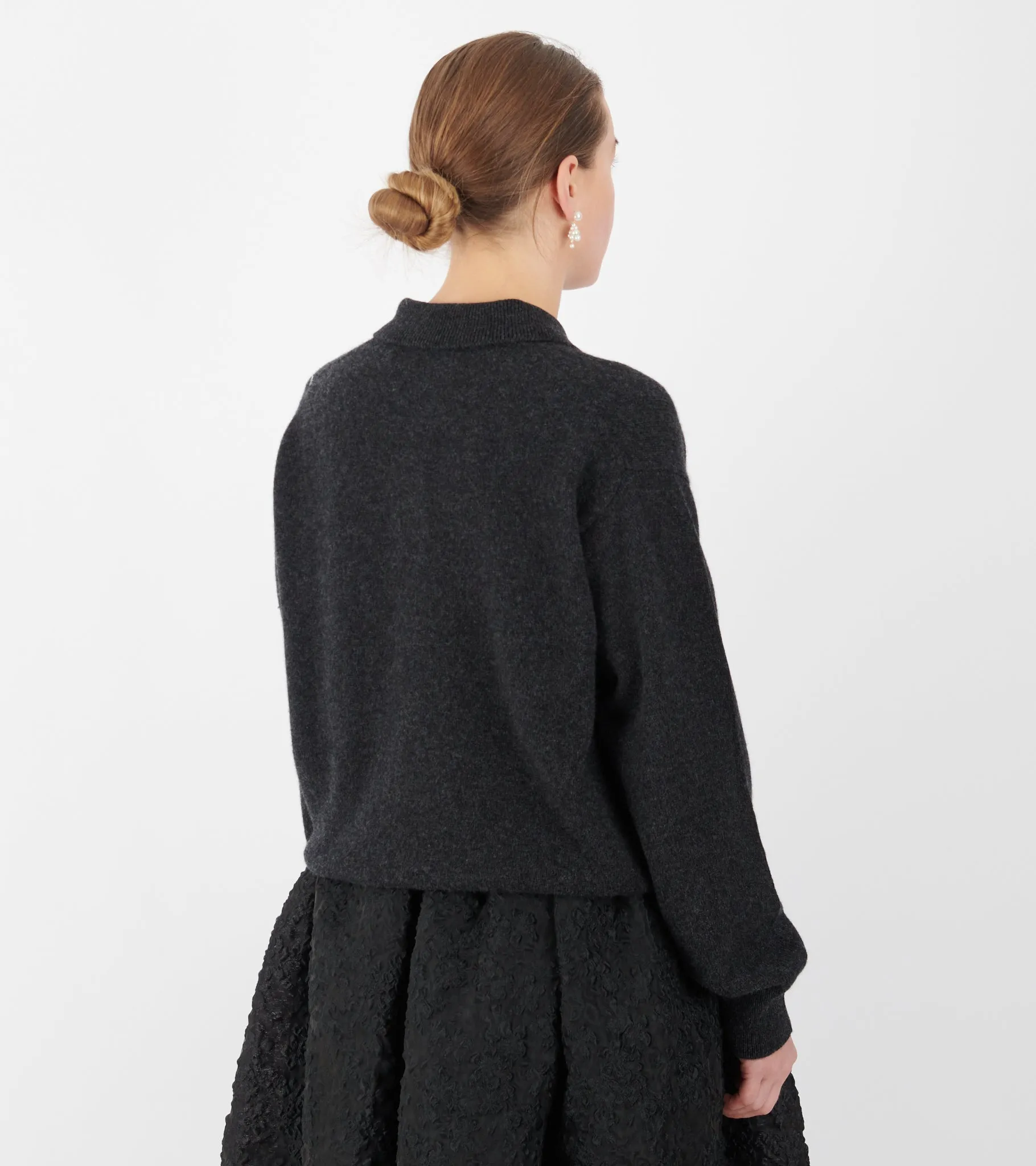 Edie Polo Shirt Charcoal Grey sold by Dr. Adams product image thumbnail 5