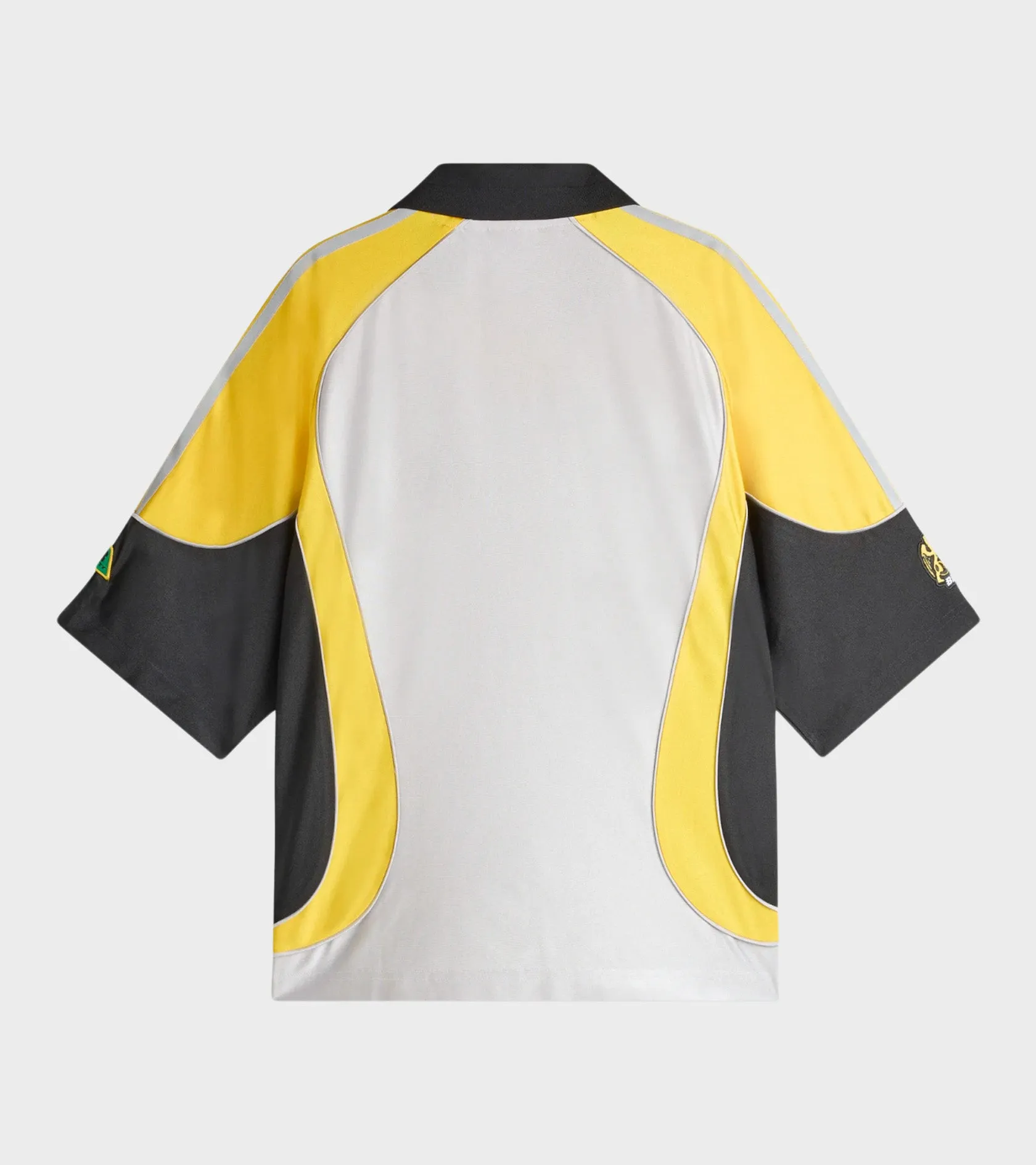 Football Jersey T-shirt Silver Metallic/Yellow sold by Dr. Adams product image thumbnail 2