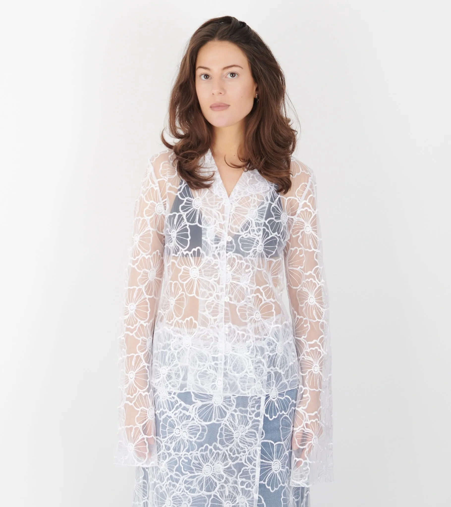 Flora Shirt White sold by Dr. Adams product image thumbnail 2