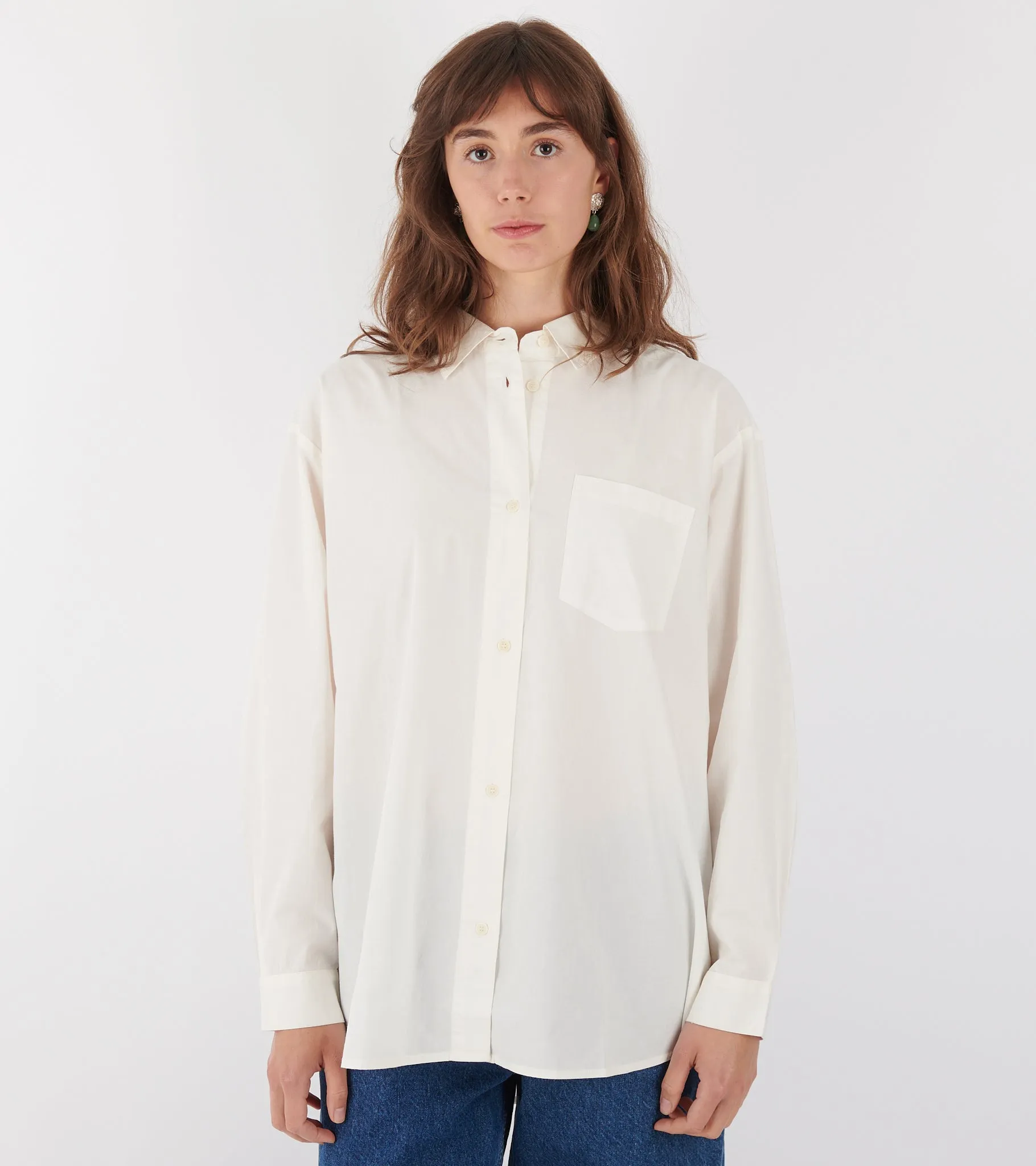 Edgar Shirt Light Cream sold by Dr. Adams product image thumbnail 2