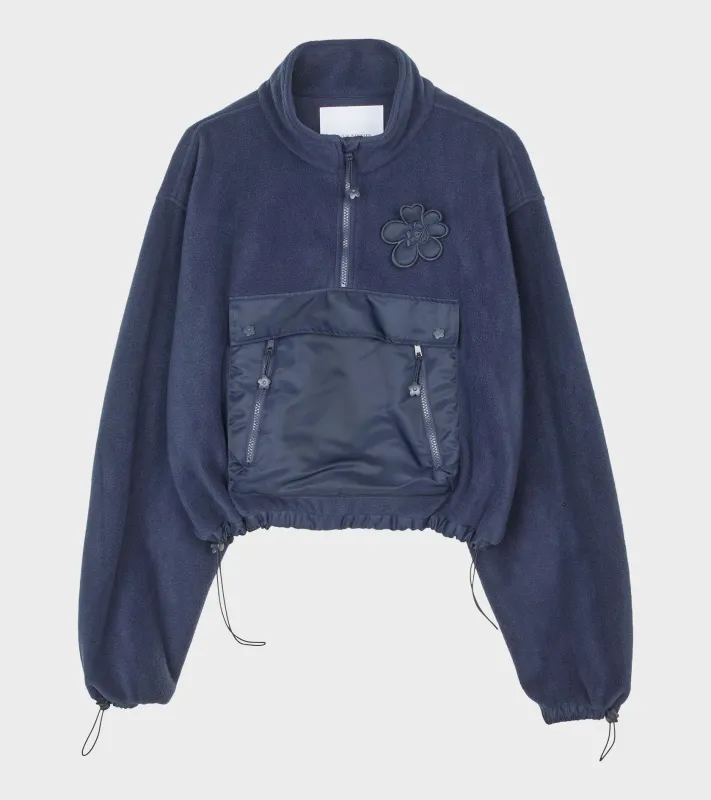 Bastian Fleece Jacket Navy sold by Dr. Adams