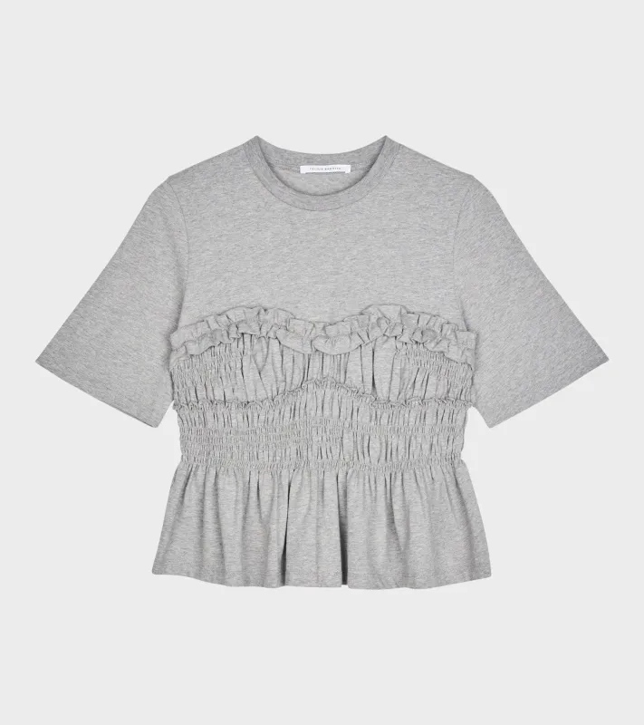 Vilde Jersey T-shirt Grey Melange sold by Dr. Adams