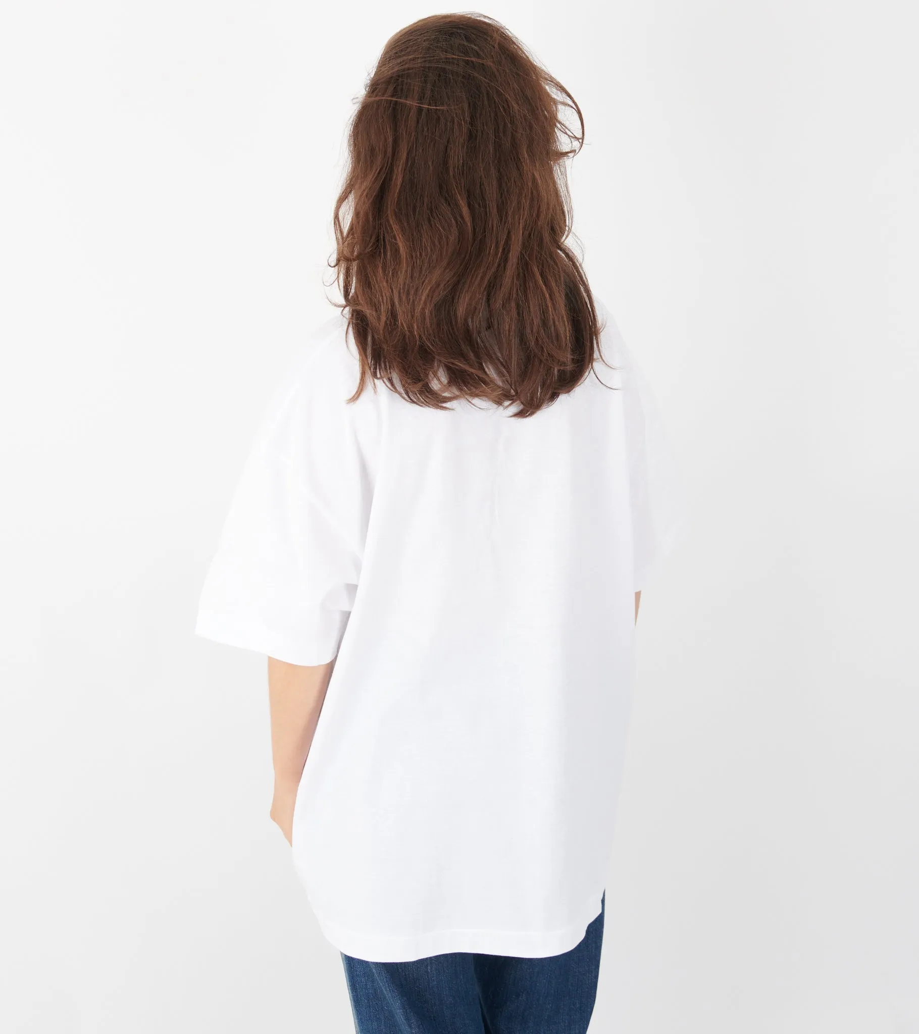 U Oversize Big Red Low Heart T-shirt White sold by Dr. Adams product image thumbnail 4