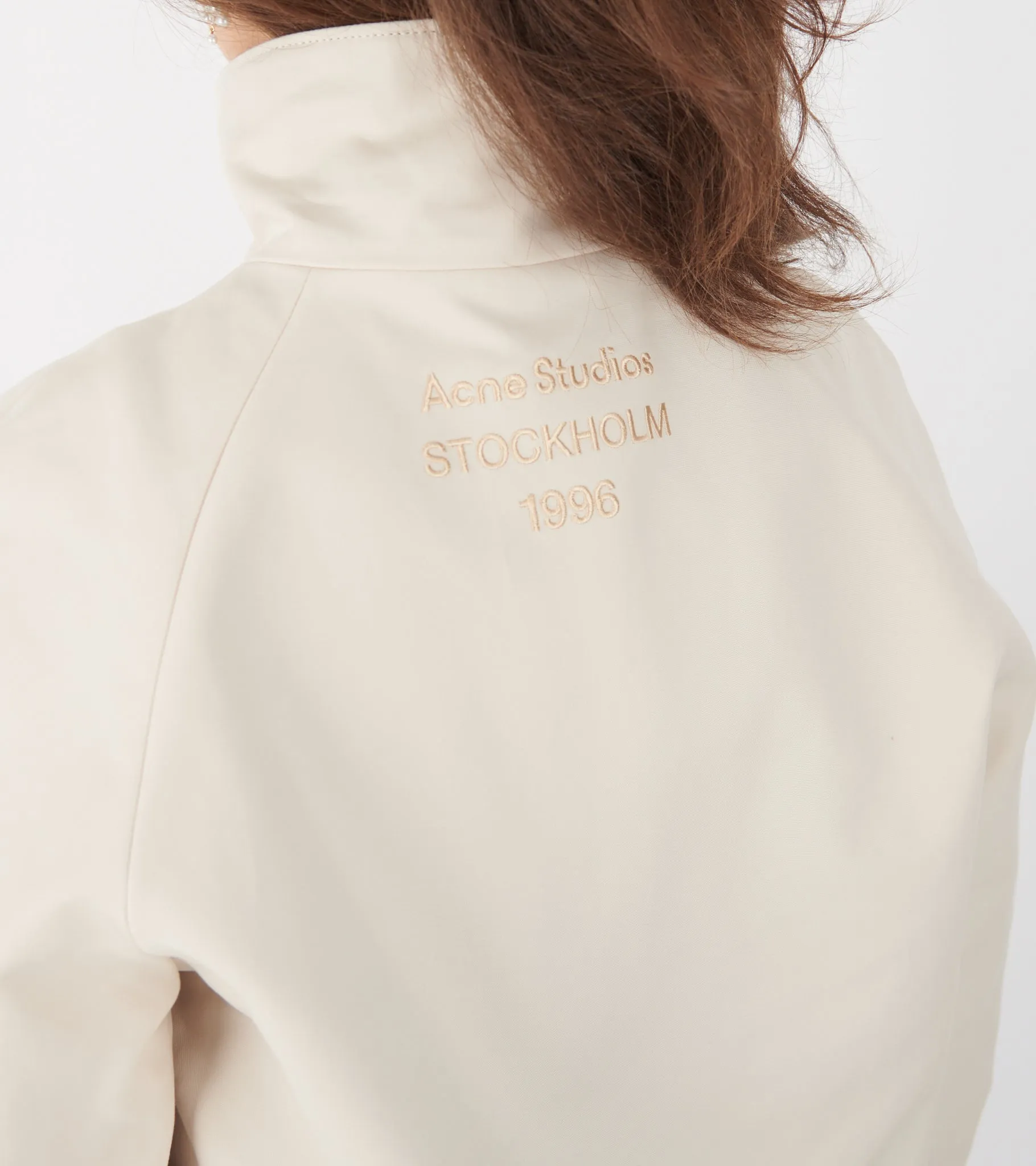 Zip Up Logo Jacket Light Taupe sold by Dr. Adams product image thumbnail 5